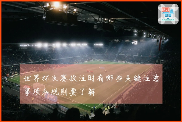 世界杯决赛投注时有哪些关键注意事项和规则要了解